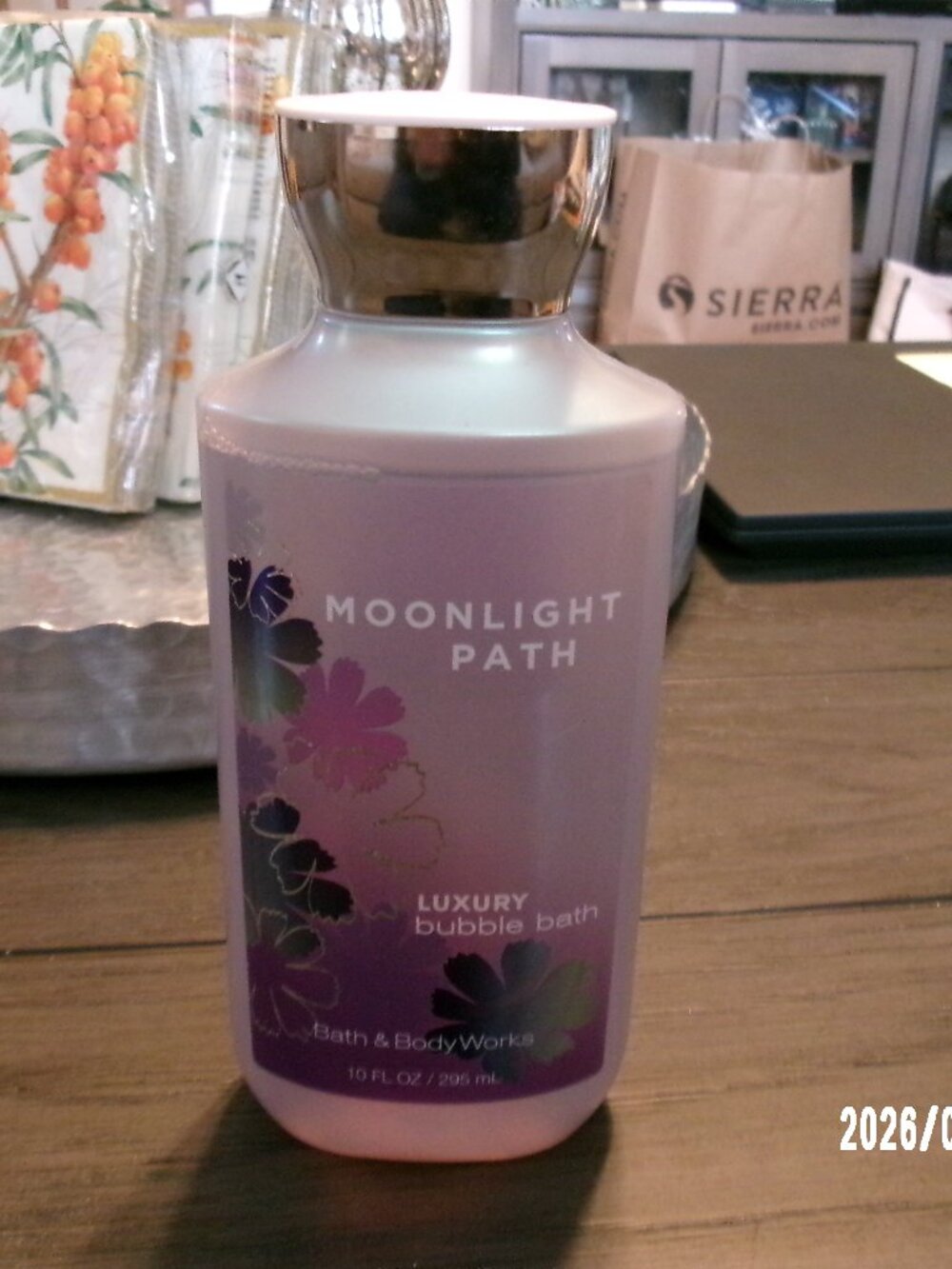 New Bath & Body Works MOONLIGHT PATH 10 oz LUXURY Bubble Bath
